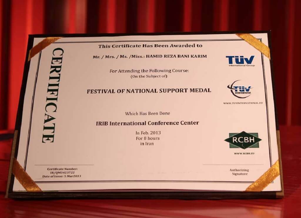 (CERTIFICATE OF REGISTRATION (TUV INTERNATIONAL GROUP